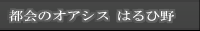 都会のオアシス はるひ野